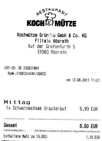 mpfw H�ffner Kochm�tze Restaurant